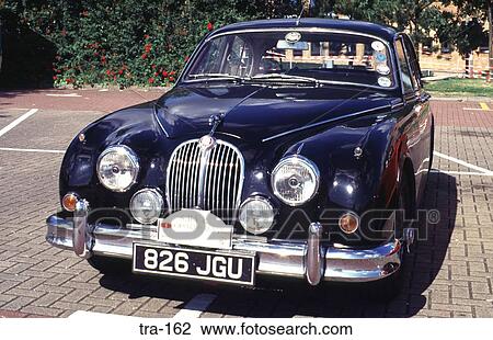 Old Black Jaguar Car Stock Image Tra 162 Fotosearch