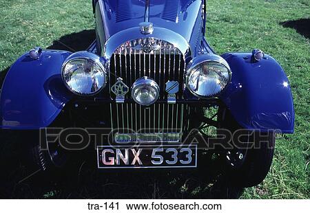 Old Blue Morgan Sports Car UK View Large Photo Image Stock Image - Old Blue Morgan Sports Car UK. Fotosearch