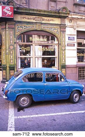 Old Car Calle Misiones Montevideo Uruguay View Large Photo Image Stock Image - Old Car Calle Misiones Montevideo Uruguay. Fotosearch