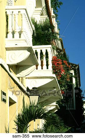 Old Colonial House Catagena Colombia View Large Photo Image Stock Photography - Old Colonial House Catagena Colombia. Fotosearch