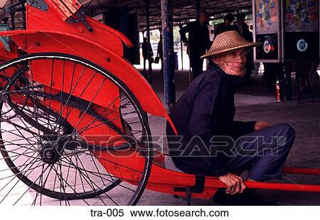 Old Man with Red Rickshaw Hong Kong View Large Photo Image Stock Photography - Old Man with Red Rickshaw Hong Kong. Fotosearch