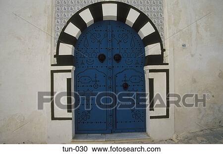 Ornate Arched Door Sousse Tunisia View Large Photo Image Stock Image - Ornate Arched Door Sousse Tunisia. Fotosearch