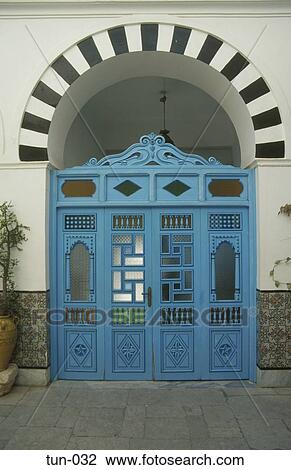 Ornate Arched Door Sousse Tunisia View Large Photo Image Stock Image - Ornate Arched Door Sousse Tunisia. Fotosearch