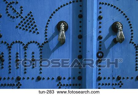 Ornate Blue Door Sidi bou Said Tunisia View Large Photo Image Stock Image - Ornate Blue Door Sidi bou Said Tunisia. Fotosearch