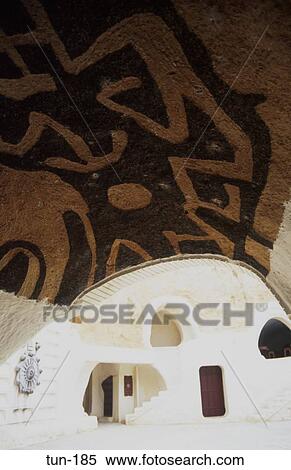 Painted Ceiling at the Hotel Sidi Driss Matmata Tunisia View Large Photo Image Stock Photography - Painted Ceiling at the Hotel Sidi Driss Matmata Tunisia. Fotosearch