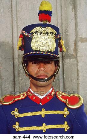 Palace Guard in Ceremonial Uniform Quito Ecuador View Large Photo Image Picture - Palace Guard in Ceremonial Uniform Quito Ecuador. Fotosearch