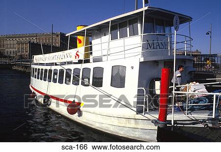 Passenger Boat in Stockholm Sweden View Large Photo Image Stock Photograph - Passenger Boat in Stockholm Sweden. Fotosearch