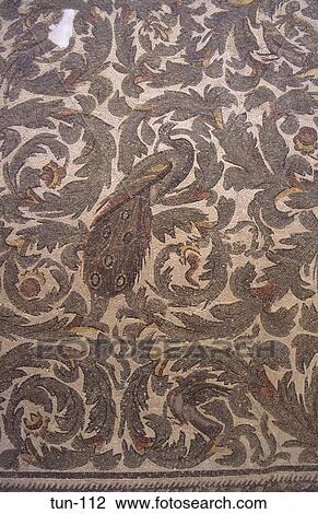 Peacock Mosaic Bardo Museum Tunis Tunisia View Large Photo Image Stock Image - Peacock Mosaic Bardo Museum Tunis Tunisia. Fotosearch