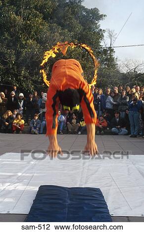 Performer Leaping through Ring of Fire Argentina View Large Photo Image Stock Image - Performer Leaping through Ring of Fire Argentina. Fotosearch