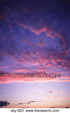 Pink Highlighted Cirrus Clouds in the Sky at Sunset View Large Photo Image Stock Image - Pink Highlighted Cirrus Clouds in the Sky at Sunset. Fotosearch