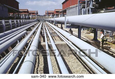 Pipework at Oil Refinery Cusiana Colombia View Large Photo Image Stock Image - Pipework at Oil Refinery Cusiana Colombia. Fotosearch