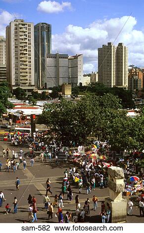 Plaza in Central Caracas Venezuela View Large Photo Image Stock Image - Plaza in Central Caracas Venezuela. Fotosearch