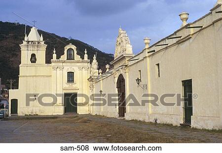 Stock Photo - Range of Colonial Style Buildings in Salta Argentina. Fotosearch