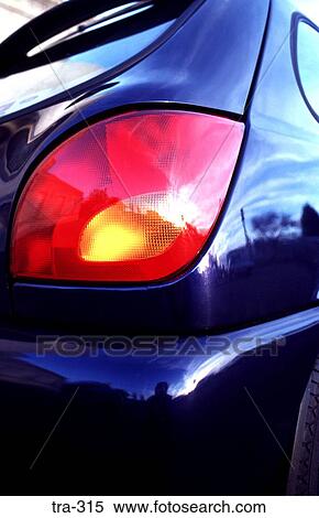 Rear Lights on a Small Car View Large Photo Image Stock Photography - Rear Lights on a Small Car. Fotosearch