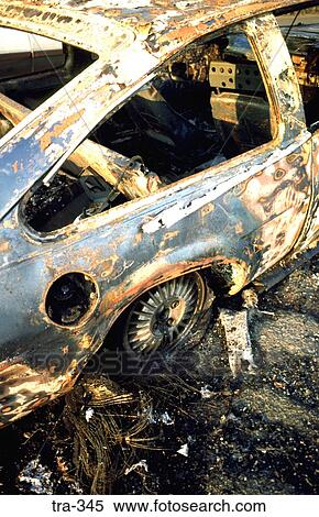 Rear of Rusting Shell of Car View Large Photo Image Stock Photography - Rear of Rusting Shell of Car. Fotosearch