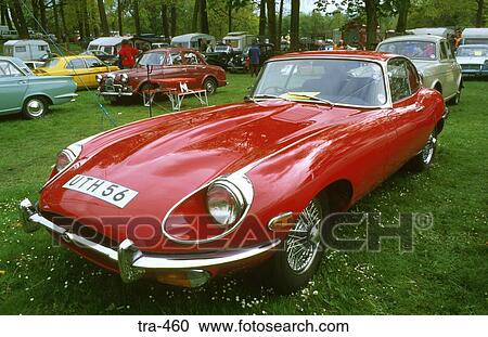 Red E-Type Jaguar Sports Car View Large Photo Image Stock Image - Red E-Type Jaguar Sports Car. Fotosearch