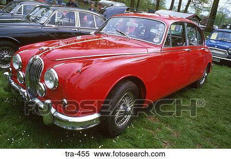Red Mark II Jaguar View Large Photo Image Stock Photography - Red Mark II Jaguar. Fotosearch