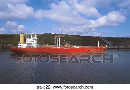 Red Oil Tanker Milford Haven Wales UK View Large Photo Image Stock Image - Red Oil Tanker Milford Haven Wales UK. Fotosearch