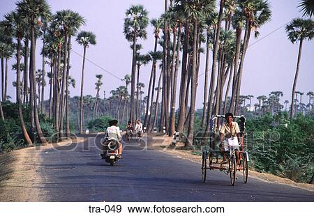Rickshaws on an Indian Country Road View Large Photo Image Stock Photo - Rickshaws on an Indian Country Road. Fotosearch