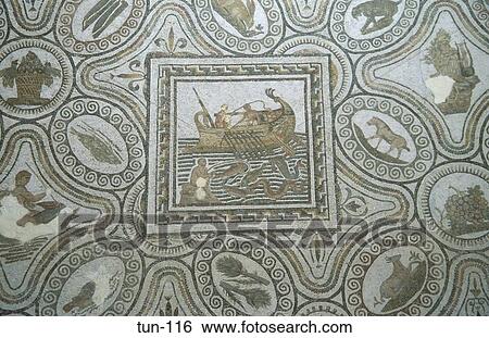 Roman Mosaic Bardo Museum Tunis Tunisia View Large Photo Image Stock Photograph - Roman Mosaic Bardo Museum Tunis Tunisia. Fotosearch