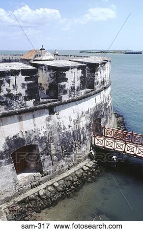 Round Bastion of San Fernando Fort Colombia View Large Photo Image Stock Photo - Round Bastion of San Fernando Fort Colombia. Fotosearch