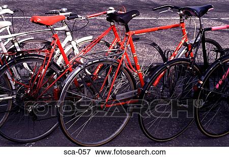 Row of Parked Bicycles Copenhagen Denmark View Large Photo Image Stock Photo - Row of Parked Bicycles Copenhagen Denmark. Fotosearch