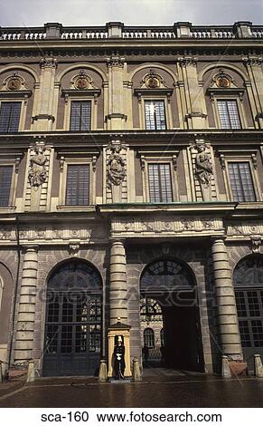 Royal Palace Guard by Palace Facade Stockholm Sweden View Large Photo Image Stock Image - Royal Palace Guard by Palace Facade Stockholm Sweden. Fotosearch