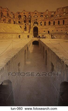 Ruins of the Colosseum at El Jem Tunisia View Large Photo Image Stock Image - Ruins of the Colosseum at El Jem Tunisia. Fotosearch
