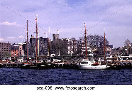 Sailing Boats in Harbour Oslo Norway View Large Photo Image Stock Photo - Sailing Boats in Harbour Oslo Norway. Fotosearch