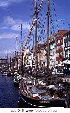 Sailing Ships Nyhaven Copenhagen Denmark View Large Photo Image Stock Photograph - Sailing Ships Nyhaven Copenhagen Denmark. Fotosearch