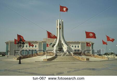Sculpture at Government Place Tunis Tunisia View Large Photo Image Stock Photo - Sculpture at Government Place Tunis Tunisia. Fotosearch