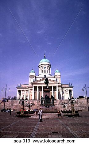 Senate Square Helsinki Finland View Large Photo Image Stock Photo - Senate Square Helsinki Finland. Fotosearch