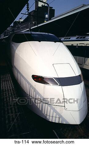 Picture - Shinkansen 'Bullet Train' Tokyo Japan. Fotosearch