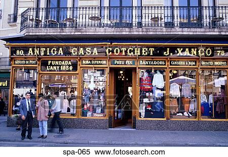 Shop Front in Barcelona Spain View Large Photo Image Stock Photography - Shop Front in Barcelona Spain. Fotosearch
