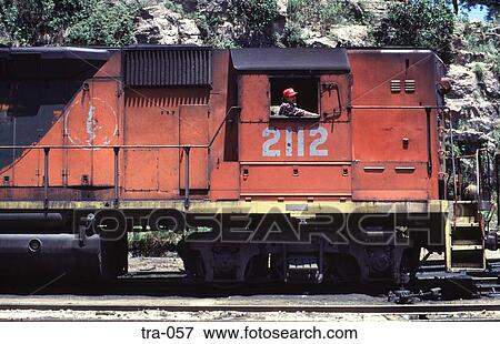 Stock Photo - Shunter Train on Mexican Railway. Fotosearch