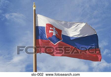 Slovakian Flag View Large Photo Image Stock Image - Slovakian Flag. Fotosearch