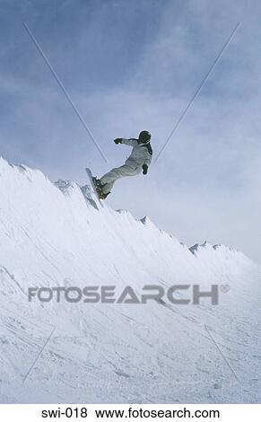 Snowboarding Switzerland View Large Photo Image Stock Photo - Snowboarding Switzerland. Fotosearch