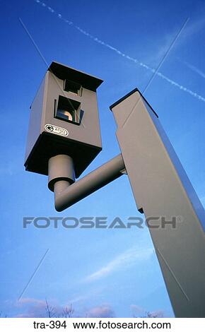 Speed Camera Against Clear Blue Sky View Large Photo Image Picture - Speed Camera Against Clear Blue Sky. Fotosearch