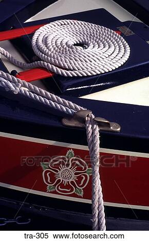 Spiral Coil of Rope on Narrowboat UK View Large Photo Image Stock Photography - Spiral Coil of Rope on Narrowboat UK. Fotosearch