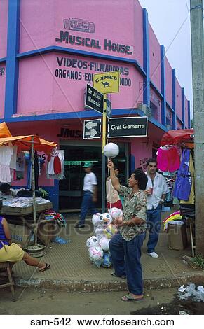 Stalls on Street Corner Encarnacion Paraguay View Large Photo Image Stock Image - Stalls on Street Corner Encarnacion Paraguay. Fotosearch