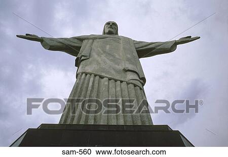 Statue of Christ the Redeemer Rio de Janeiro Brazil View Large Photo Image Stock Image - Statue of Christ the Redeemer Rio de Janeiro Brazil. Fotosearch