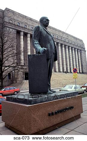 Statue Outside Parliament Building Helsinki Finland View Large Photo Image Stock Image - Statue Outside Parliament Building Helsinki Finland. Fotosearch