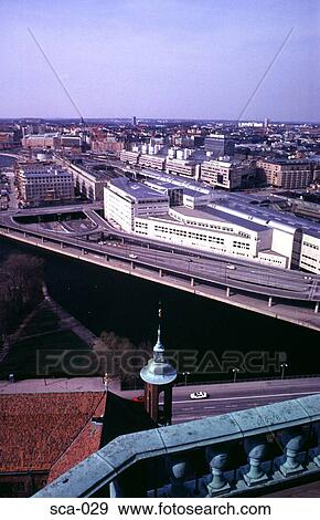 Stockholm Skyline from the City Hall Sweden View Large Photo Image Stock Photo - Stockholm Skyline from the City Hall Sweden. Fotosearch