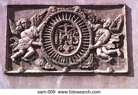 Stone Emblem Argentina View Large Photo Image Stock Photo - Stone Emblem Argentina. Fotosearch