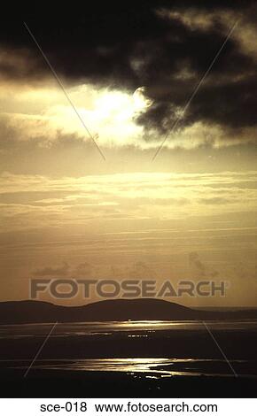 Sun and Storm Clouds UK View Large Photo Image Stock Photo - Sun and Storm Clouds UK. Fotosearch