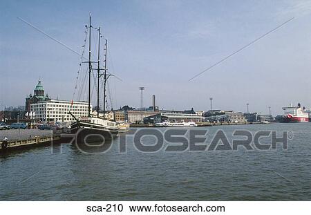 Tall Ship at Quayside Helsinki Harbour Finland View Large Photo Image Stock Image - Tall Ship at Quayside Helsinki Harbour Finland. Fotosearch