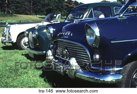 The Front of Three Old Cars View Large Photo Image Stock Photography - The Front of Three Old Cars. Fotosearch