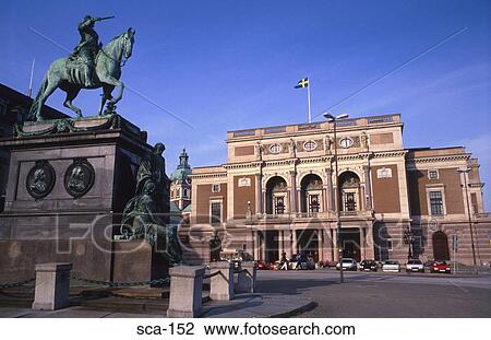 Stock Image - The Opera House Stockholm Sweden. Fotosearch