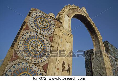 Tiled Arch Zitouna Mosque Media Tunis Tunisia View Large Photo Image Stock Image - Tiled Arch Zitouna Mosque Media Tunis Tunisia. Fotosearch