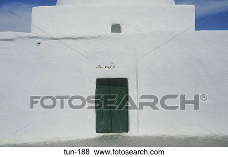 Stock Photo - Tomb of Marabout Matmata Tunisia. Fotosearch